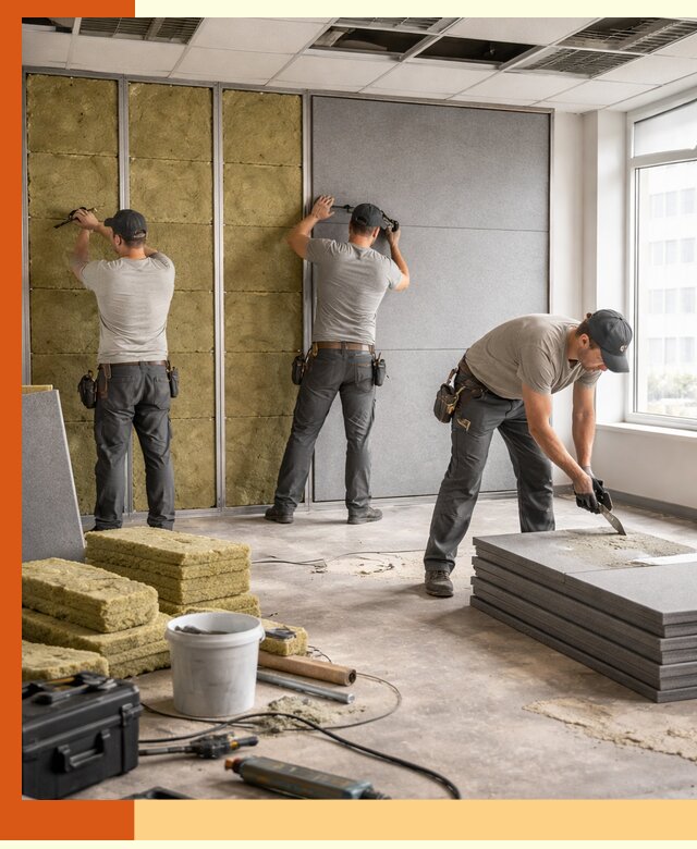 Профессиональная шумоизоляция офисов в Томске для комфорта сотрудников